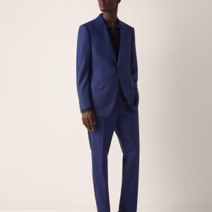 zenga 墨藍色 centoventimila 羊毛西裝 322510a3
